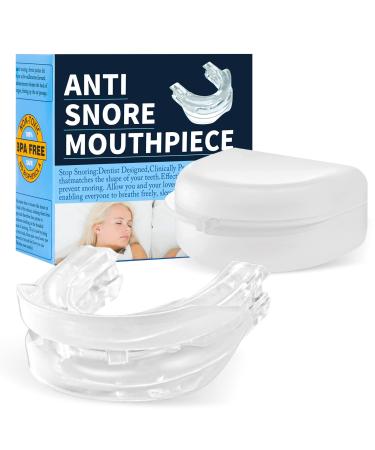 Anti Snoring Mouthpiece Helps Stop Snoring Anti Snoring Devices  Comfort Size  Snoring Solution for a Better Night s Sleep Adjustable for Man/Women