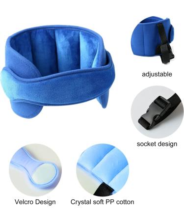 Adjustable Baby Headrest Sleep Aid Belt for Child Safety Seat - Soft & Comfortable Blue | TIANNAIT - Buy Online on SooperMarket.com