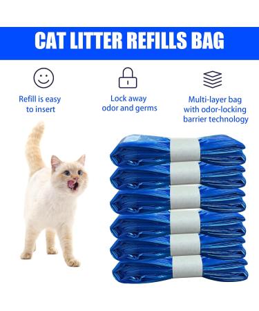 Cat Litter Refills Bag Compatible with Your Standard and Plus Genie Litter Disposal Refill Cartridge Generic Litter Refills Bag Original Refill Cartridge is Not Included (10 Pack) - Buy Online on SooperMarket.com