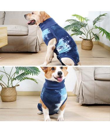 Dog Surgical Recovery Suit Pets Abdominal Wound Protector Puppy Medical Surgical Clothes Prevent Licking Dog After Surgery Vest Bodysuit Castration Medical Pet Shirt Cone E-Collar Alternative (M) - Buy Online on SooperMarket.com