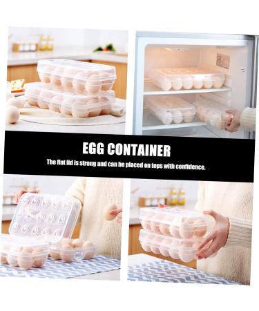 OSALADI Egg Carton Eggs Plastic Egg Trays Egg Holder Fridge Plastic Pallet Egg Drying Case Food Egg Box - Buy Online on SooperMarket.com