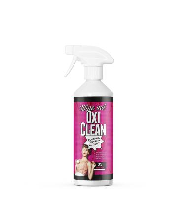 Wipeout - Oxi Clean | Hydrogen Peroxide 3% 10 Vols | Organic Laundry Stain Remover - 500ml
