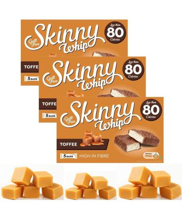 1Pk X 3 Skinny Whip Bars Toffee With Oerich Inspirational Card - Buy Online on SooperMarket.com