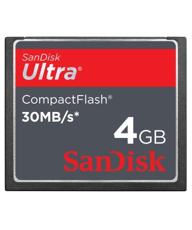 SanDisk Ultra CompactFlash 4 GB Memory Card 30MB/s SDCFH-004G-U46