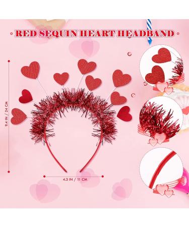 Valentine's Day Headband Set with Heart Sunglasses - Cupid Costume and Accessories - Buy Online on SooperMarket.com