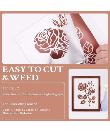 HTVRONT Matte Metallic Vinyl Sheets - 9 PCS 12x12 Permanent Adhesive for Cricut & Silhouette - Buy Online on SooperMarket.com