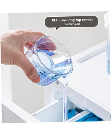 1PC Laundry Detergent Dispenser 1800ml Clear Airtight Washing Powder Dispenser with Scale and Cup Detergen Box for Solid Liquid 1800ml with scale - Buy Online on SooperMarket.com