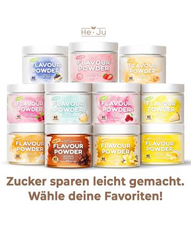 HE-JU Taste Powder Rehearsals Set - 8x30g | Versatile Flavor Varieties & Sweeteners for Food & Drinks | International Shipping - Buy Online on SooperMarket.com
