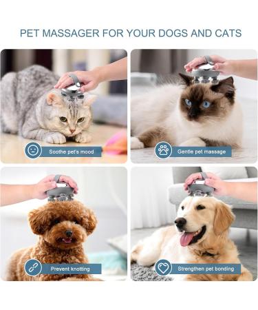 Ankilo Upgraded Electric Hair Scalp Massager with 3 Kneading Modes Portable Head Massager Handheld Waterproof Head Scratcher for Hair Growth Deep Clean and Stress Relax Cat Dog Massager - Buy Online on SooperMarket.com