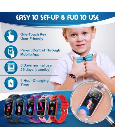 MorePro Kids Fitness Tracker for Girls Boys with Blood Oxygen Monitor  Body Temperature DIY Screen Smart Watch with Heart Rate Sleep Monitor  SpO2 IP68 Waterproof Pedometer. Pink - Buy Online on SooperMarket.com