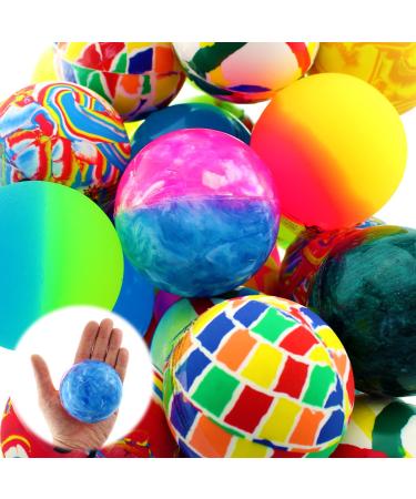 Henbrandt Flummi Rubber Ball Dopsball Large XL ca.60mm Springball Motifs Colorful Party Favor