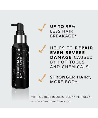 Sebastian Professional No.Breaker Hair Bonding Treatment Leave-In Spray 3.38 oz - Breakage & Damage Repair - Buy Online on SooperMarket.com