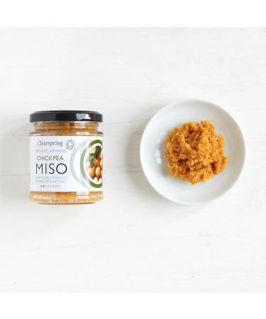 Clearspring Organic Japanese Chickpea Miso - Unpasteurised, High-Quality Fermented Soybean Paste - Buy Online on SooperMarket.com