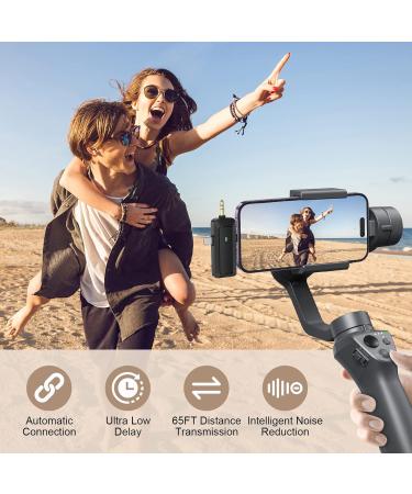 HMKCH Wireless Lavalier Microphone for iPhone Android Phone Camera Computer Laptop Professional Dual Lapel Mic with USB-C 3.5mm USB Plug for Video Recording Vlog YouTubeTikTok - Buy Online on SooperMarket.com