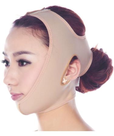 JewelryWe Full Face Style Anti Wrinkle Face Slimming Cheek Mask Lift V Face Line Slim 2 Size for Your Choice (M) - Buy Online on SooperMarket.com