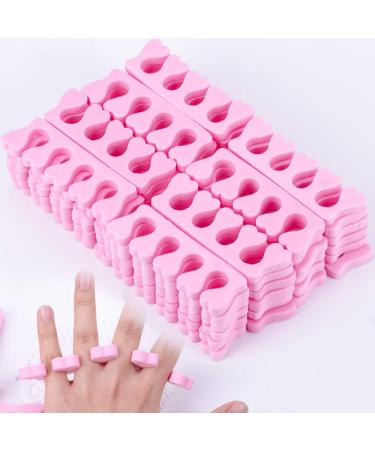 Yinuoday 50pcs Soft Foam Toe Separators Finger Dividers Disposable Toe Finger Separators Nail Art Manicure Pedicure Tools