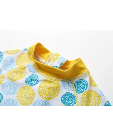 Bonverano Baby Girls Long-Sleeve Lemon Swimsuit | UPF 50+ Sun Protection | 18-24 Months - Buy Online on SooperMarket.com
