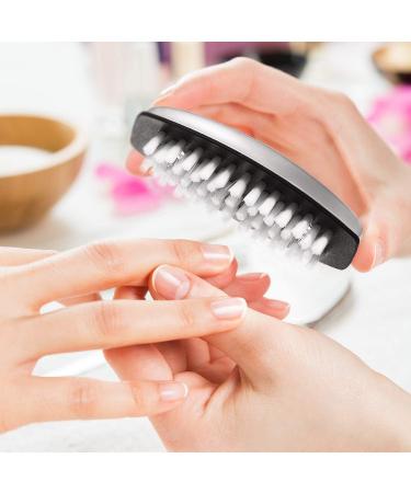 3-Piece Stainless Steel Nail Brush Set - Vibury Hand Wash Brushes for Cleaning Nails, Mud, and Eliminating Odors - Buy Online on SooperMarket.com
