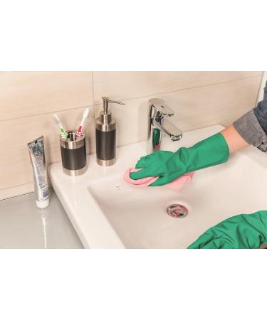 Vileda Dermo Plus Soft & Gentle Latex-Free Rubber Gloves | Size M | Pack of 4 - Ideal for Sensitive Skin | International Shipping Available - Buy Online on SooperMarket.com