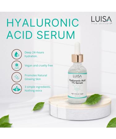 Buy Hyaluronic Acid Serum - Anti-Aging Hydrating Face Serum for Wrinkle Reduction | International Shipping - Buy Online on SooperMarket.com