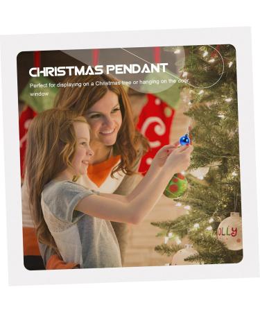 OFFSCH 7 Boxes Christmas Tree Pendant Ornament Outdoor Decoration Christmas Pendant Tree Decoration Hanging - Buy Online on SooperMarket.com