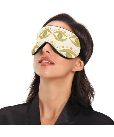 Haskirky Light Blocking Eye Mask - Breathable & Adjustable for Men and Women | Perfect for Travel, Yoga, Meditation, Office, and Deep Sleep - Buy Online on SooperMarket.com