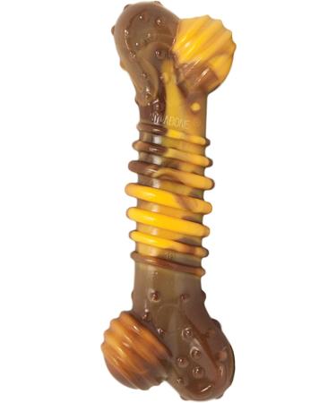 Nylabone Chew Toy for Extreme Chewers - Beef & Cheese Flavor Textured Bone | International Shipping Available - Buy Online on SooperMarket.com