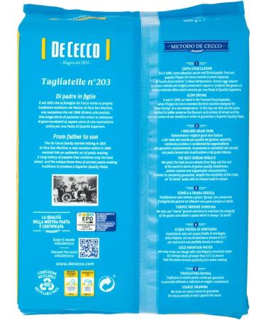 De Cecco - Tagliatelle 203 500GR - Buy Online on SooperMarket.com