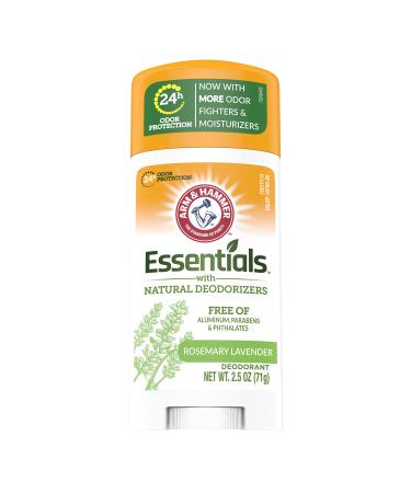 ARM & HAMMER Essentials Deodorant Rosemary Lavender 2.5oz (Pack of 18)
