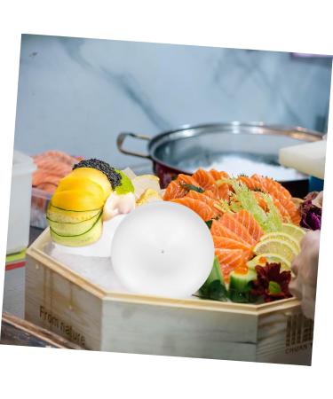 ABOOFAN Display Shelves Sashimi Display Stand Sashimi Setting Mould Table Decors Crafts Seafood Sushi Plate - Buy Online on SooperMarket.com