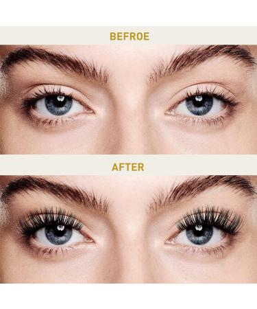 72 Count D Curl Individual Cluster Lashes | Natural Soft Fluffy DIY Lash Extensions - B&Q Lash Clusters | D-10mm B 36 - Buy Online on SooperMarket.com