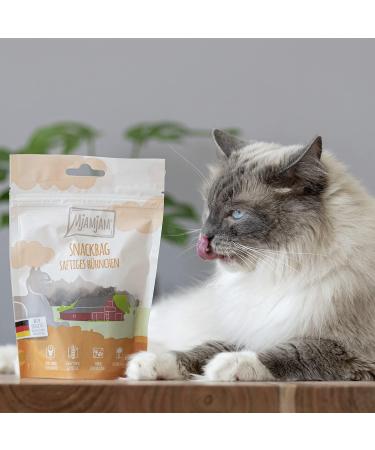 Mjamjam Premium Katzensnack - Delicate Lamb 125g | Natural Treats for Cats | No Synthetic Preservatives - 1 Pack - Buy Online on SooperMarket.com