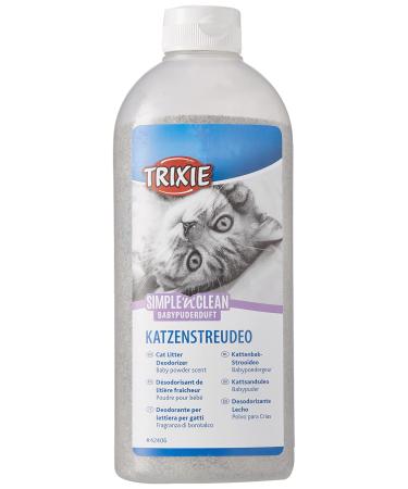 Trixie 42406 Simple'n'Clean cat litter deodorant baby powder scent 750 g 750 g (1 pack)