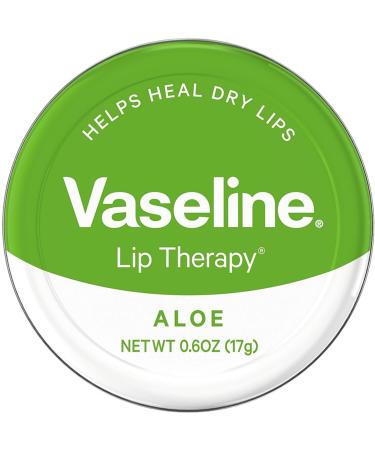 Vaseline Therapy Lip Balm Aloe Vera 0.6 oz (Pack of 2)