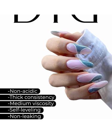 Didier Lab - Premium Milky Pink Solid Builder Gel for Nails - Hard Gel Builder for Extension - Nail Strengthener - LED UV Builder Gel for Nails - Split Nail Repair - Nail Hardener Gel - 50 ml 50 ml (Pack of 1) Milky Pink - Buy Online on SooperMarket.com