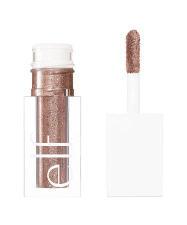 e.l.f. Liquid Glitter Eyeshadow  Long Lasting  Quick-Drying  Opaque  Gel-Based Eyeshadow For Creating High-Impact  Multi-Dimensional Eye Looks  Pinky Swear  0.10 Fl Oz Pinky Swear 0.10 Fl Oz (Pack of 1)