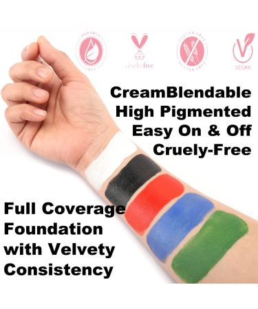 CCBeauty Eye Black Baseball Face Body Paint Stick - Non-Toxic Sports Makeup for Halloween Cosplay Parties (03# Black) - Buy Online on SooperMarket.com