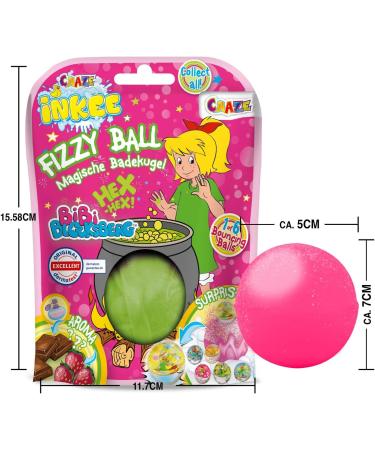 Buy Inkee Bibi Blocksberg Bathing Bombs | 3 Magical Surprise Childrens Bath Bombs | Fun with Bibi Blocksberg Flummis Globally - Buy Online on SooperMarket.com