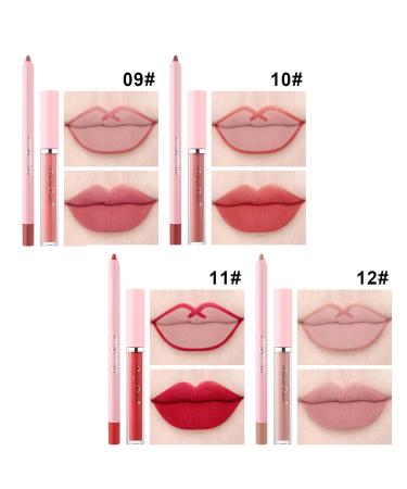 Shop 6 Matte Liquid Lipsticks & Matching Lip Liner Kit - Waterproof Long-Lasting Makeup Gift for Women & Girls - Buy Online on SooperMarket.com