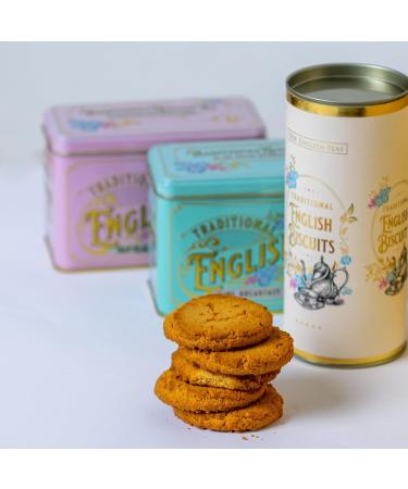 New English Teas Vintage Victorian Tea & Biscuits Gift Set with 80 Fine English Teabags 2 Tea Caddies and Luxury Cornish Biscuits - Buy Online on SooperMarket.com