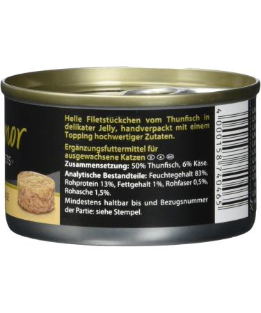 Miamor Feine Filets Thun und Cheese Premium Cat Food | 24x100g | International Shipping Available - Buy Online on SooperMarket.com