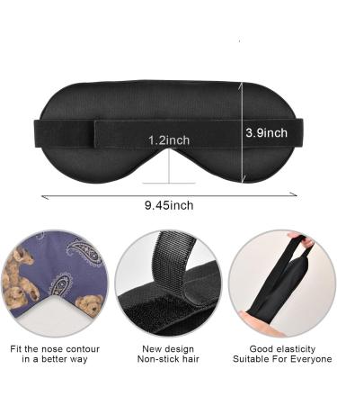Haskirky Light Blocking Eye Mask for Adults - Breathable, Adjustable, Ideal for Travel, Yoga, and Meditation - Office Deep Sleep Goodies - Buy Online on SooperMarket.com