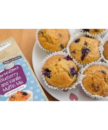 Cookie Crumbles Blueberry Muffin Mix | 225g | No Dairy | No Preservatives | Ready in 30 Minutes | 100% Natural Ingredients | Delicious Blueberry Goodness - Buy Online on SooperMarket.com
