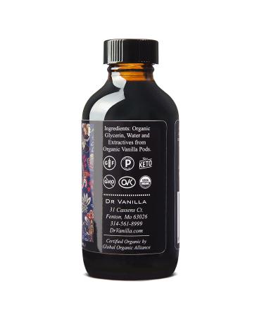Dr Vanilla Organic 4oz Alcohol-Free Natural Vanilla Extract - Buy Online on SooperMarket.com