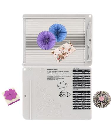 6.4x 8.5 Mini Score Board Multi-Purpose Scoring Board Envelope Maker with Bone Folder and Guide for Card Making and Paper Crafts Arts Projects Multi-Purpose Scoring Board & Score and Fold Tools