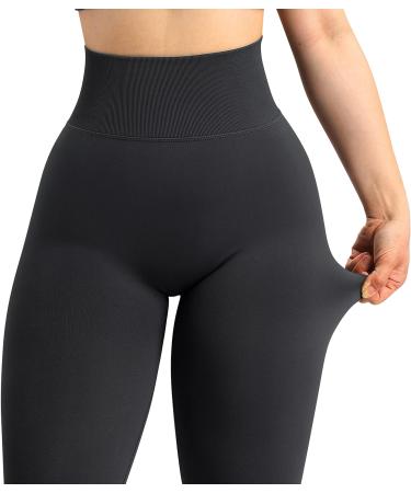 MOOSLOVER Seamless High Waist Butt Lifting Yoga Pants in Black - Medium #1 Compression Tights for Women - Buy Online on SooperMarket.com