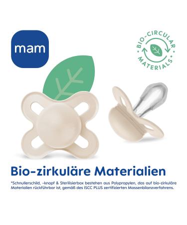 MAM Start Schnuller 2 Set for Newborns | Eco-Friendly Silicone Pacifiers with Box | 0-2 Months Snail/Fox Design | Sustainable Baby Care - Buy Online on SooperMarket.com