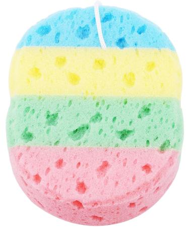 Oval Seaweed Bath Sponge Soft Foam Shower Sponge