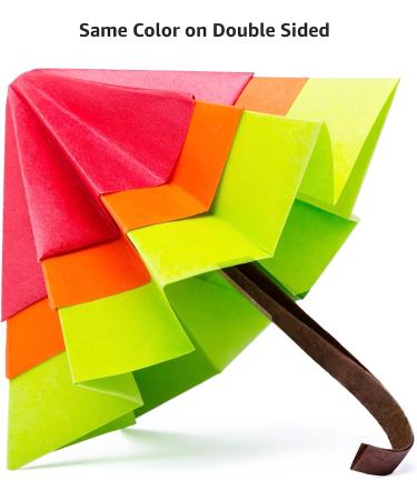 Amazon Basics Origami Paper: Double Sided Assorted Colors - 200 Sheets - Buy Online on SooperMarket.com