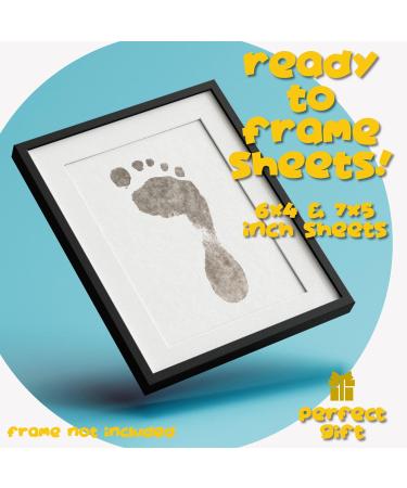 Inkless Baby Hand and Footprint Kit - Newborn Handprint Kit with 8 Sheets and 2 Towelettes - Buy Online on SooperMarket.com